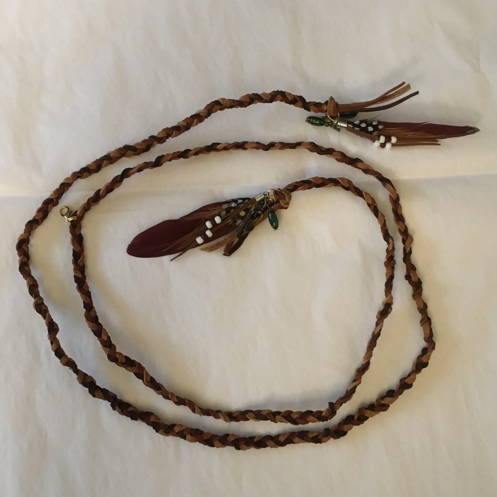 SOLD—Witches of East End Wendy's Boho Leather Lariat Necklace Handmade Replica - Picture 9 of 15